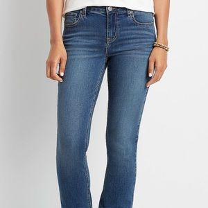 Skinny bootcut jeans